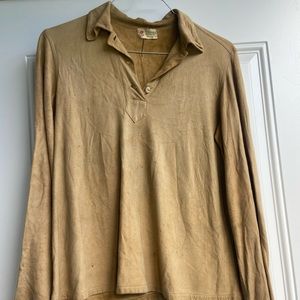 Antique suede Abercrombie and Fitch shirt